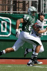 Football Falters in Season Opener to Colgate, 34-15