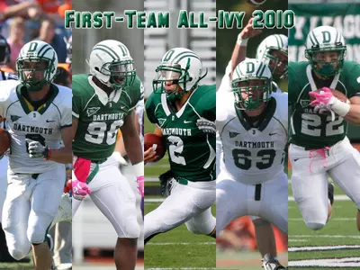 Five Players Named to All-Ivy First Team for Football