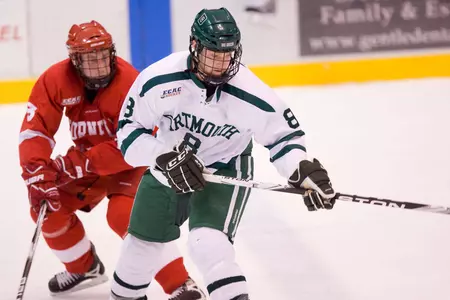 Dartmouth Men's Hockey Drops 2-0 Game to Quinnipiac