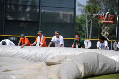 Baseball Game at Holy Cross Rained Out