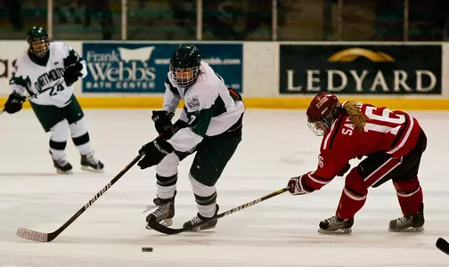 Dumais Records Hat Trick in 6-0 Victory