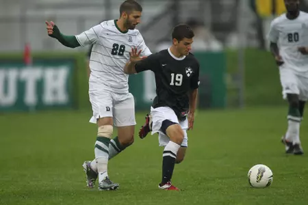 Pair From Georgiou Send Big Green Men to 3-1 Victory
