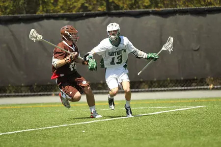 Men's Lacrosse Upends 19th-Ranked Colgate, 9-6, to Open Season