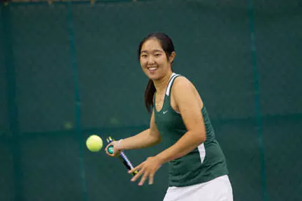 Women's Tennis Wins Home Match over UMass, 6-1