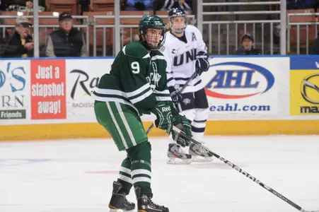 Moses' Four Goals Sink Big Green Against UNH in Manchester
