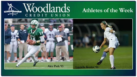 Woodlands Credit Union Athletes of the Week - Park & Kozlov