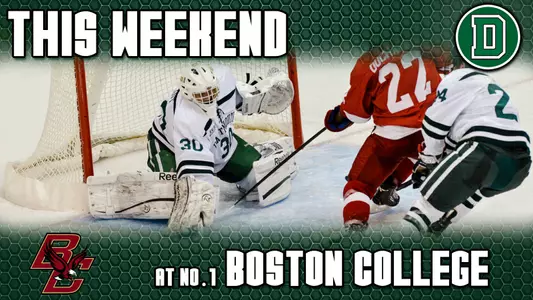 No. 1 Boston College Awaits No. 11 Dartmouth in Saturday Matinee