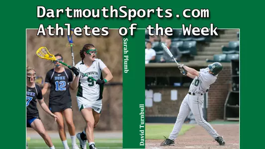 Athletes of the Week - Plumb & Turnbull