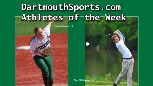 Athletes of the Week - Williamson & Rumley
