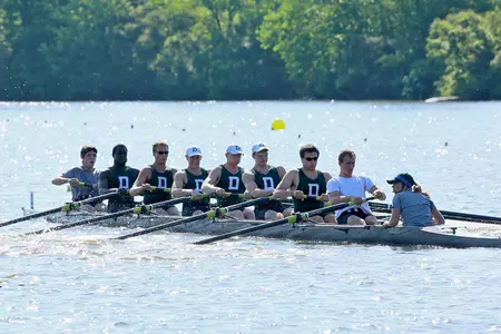 Heavyweight Crew Races For Olympic Axe with Yale