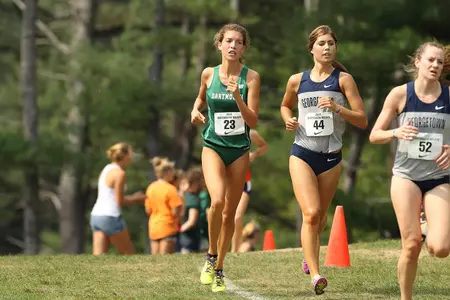 Freshman Dana Giordano Leads Women's Cross Country at Heps