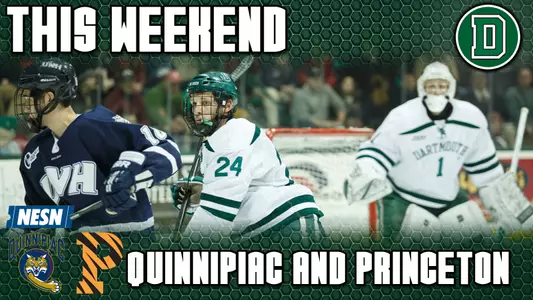 ECAC Hockey Foes Quinnipiac and Princeton Host No. 8 Big Green