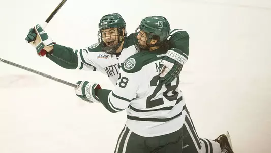 Beamish's Late Goal Lifts No. 12 Big Green to 3-2 Win vs. Harvard