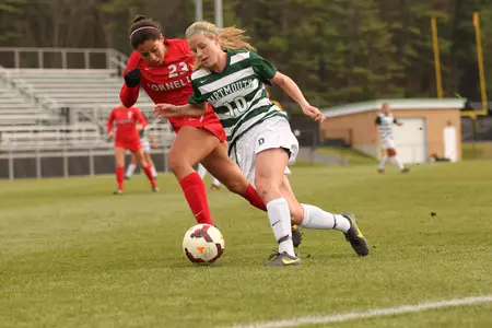 Delaney, Friedman Score to Give Women's Soccer a 2-0 Win