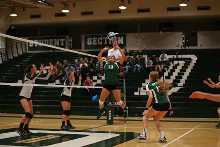 Big Green Volleyball Drops Season Opener to TCU, 3-0