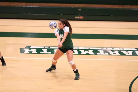 Big Green Volleyball Falls in Straight Sets to Penn