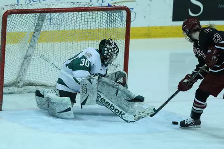 Holdcroft Stops 41 Shots As Big Green Tie No. 3 Harvard, 2-2