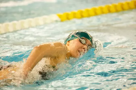 Women's Swimming Drops Close Meet to UNH, 166-134