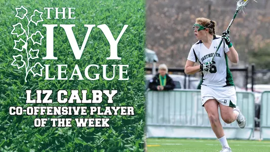 Liz Calby Named Ivy League Co-Offensive Player of the Week