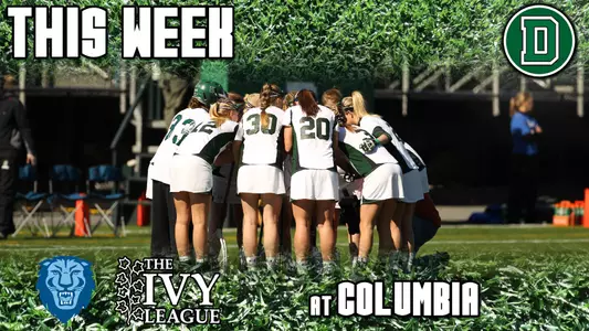 No. 13 Dartmouth Returns to Ivy League Play Saturday at Columbia