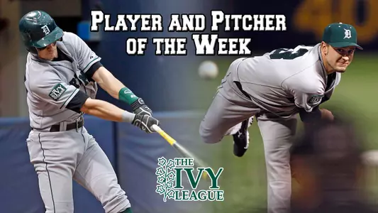 Lombardi, Sulser Earn Ivy Weekly Baseball Awards