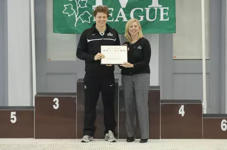 Zupan Swimmer of the Meet; Dartmouth Finishes Fifth at Ivies