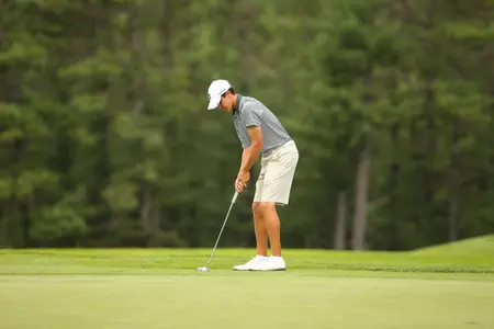 Men's Golf in 13th After Round One of the Temple Invitational