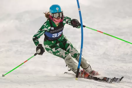 Women's Alpine Takes Slalom; Vermont Wins Dartmouth Carnival