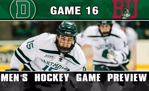Dartmouth Heads South to Take on BU Wednesday Night in Boston