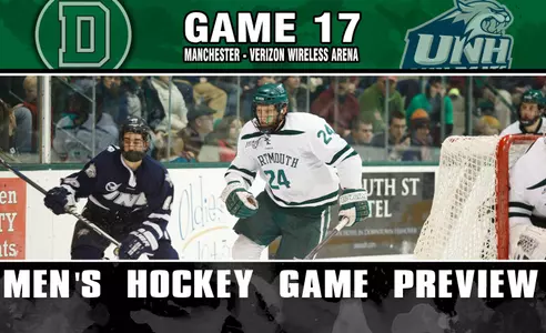 Dartmouth Set to Play No. 20 UNH in Manchester Saturday at 5 PM