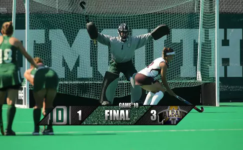 Meyer Stands Tall in Goal Despite 3-1 Loss to No. 11 Albany