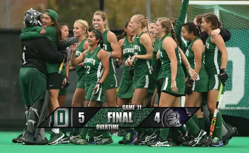 Savage, Ewasechko Lead Field Hockey in Comeback Win on Monday