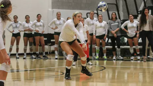 Big Green Volleyball Travels to Michigan for Oakland Tournament