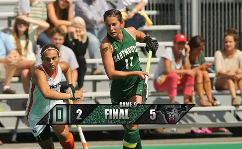 Dartmouth's Janine Leger Scores Twice In 5-2 Loss at Maine