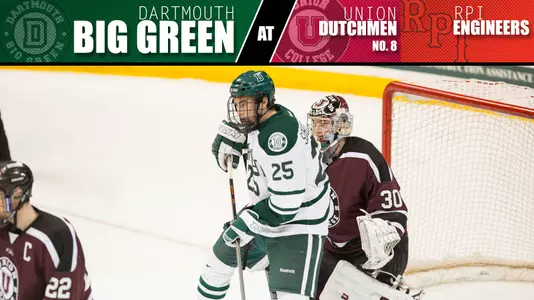 No. 8 Union and RPI Await Big Green in ECAC Hockey Weekend