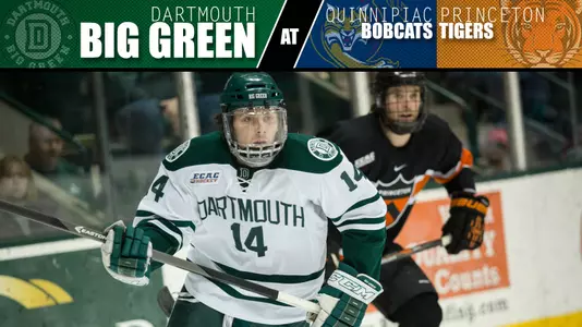 Road Games at No. 15 Quinnipiac & Princeton Next For Big Green