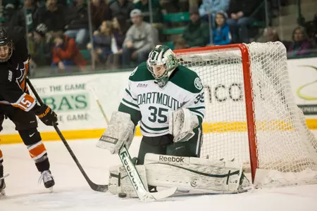 Dartmouth Dominates in 6-0 ECAC Hockey Win Against Brown