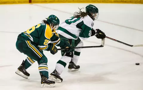 Big Green Offense Stymied in 2-0 Defeat at No. 3 Clarkson