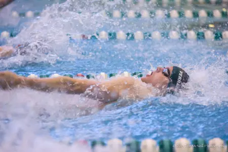Verhagen Leads Big Green at Brown With 100 Back Victory
