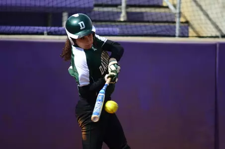 Miller's HR-Single Aids Softball Sweep at Princeton
