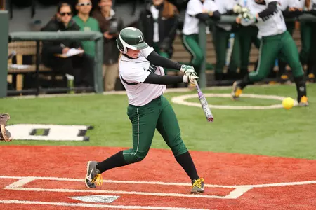 Softball Splits With Penn, Forcing Decisive Game on Sunday Aternoon