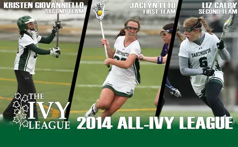 Dartmouth Women's Lacrosse Has Three Earn All-Ivy League Honors