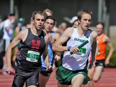 Dartmouth Men Finish Fifth at Ivy Outdoor Heps Meet at Penn