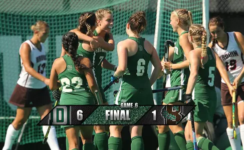 Offensive Outburst Helps Dartmouth Down Brown, 6-1, at Home