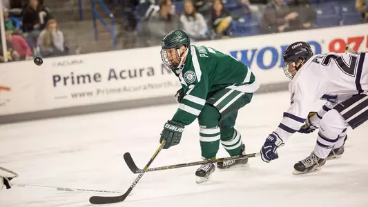 Rick Pinkston Scores Twice in Conference Loss at St. Lawrence