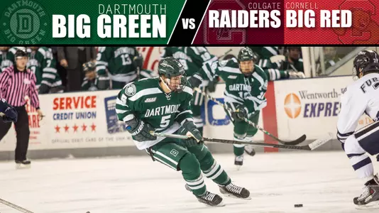 ECAC Hockey Road Trip Sends Dartmouth to Colgate and Cornell