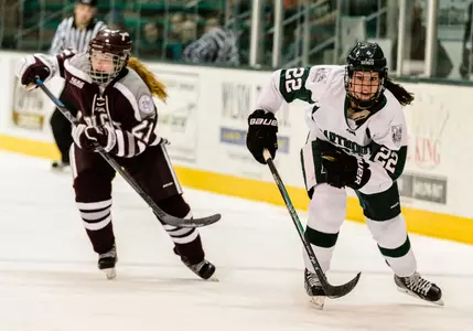 Big Green Hockey Falls to St. Lawrence, 6-4, on Senior Day