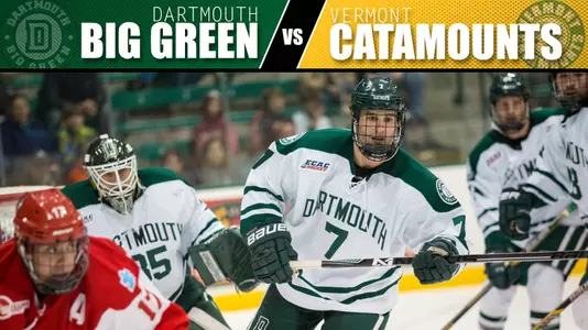 Dartmouth Hosts No. 12 Vermont in Last Non-Conference Game