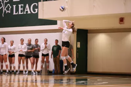Caridi Reaches 1,000 Career Digs in 3-1 Win over Columbia