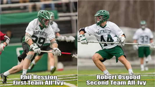 Hession and Osgood Earn Men's Lacrosse All-Ivy Honors